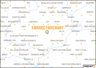 map of Cannectancourt