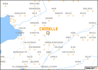 map of Cannelle