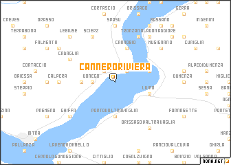 map of Cannero Riviera