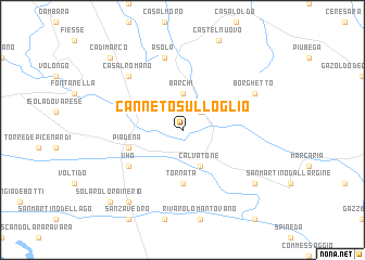 map of Canneto sullʼOglio