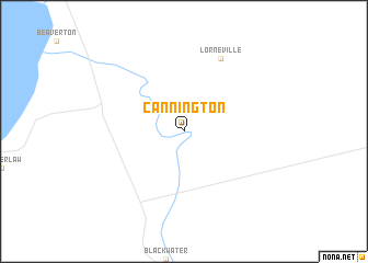 map of Cannington