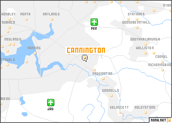 map of Cannington