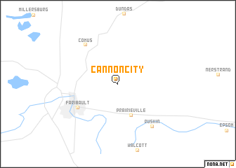 map of Cannon City