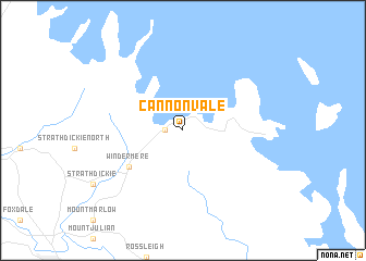 map of Cannonvale