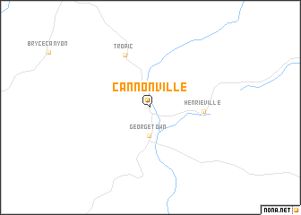 map of Cannonville