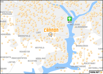 map of Cannon