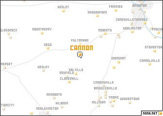 map of Cannon