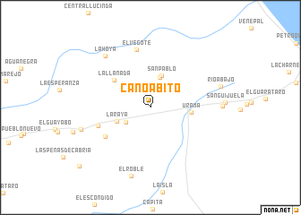 map of Canoabito