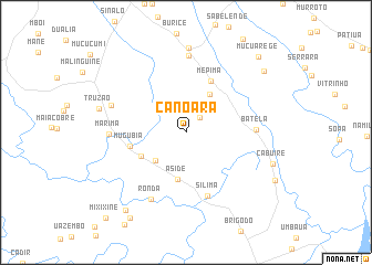 map of Canoara