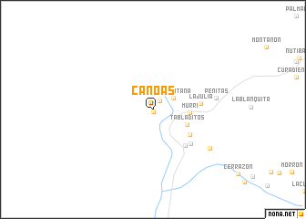 map of Canoas