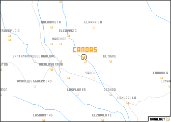 map of Canoas