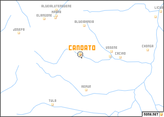map of Canoato