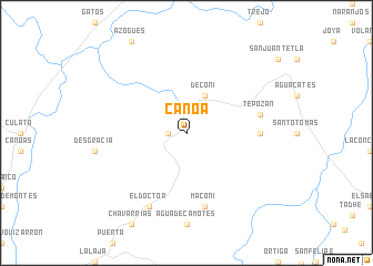 map of Canoa