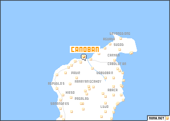 map of Canoban