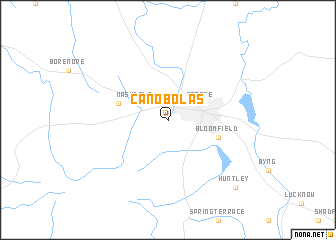 map of Canobolas