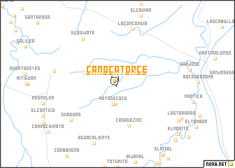 map of Caño Catorce