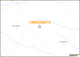 map of Caño Chiquito
