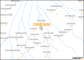 map of Caño Ciego