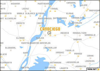 map of Caño Ciego