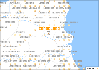 map of Caño Claro