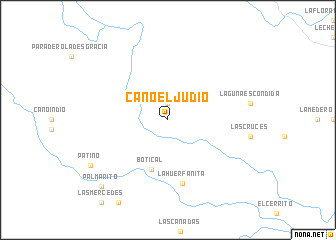 map of Caño El Judío