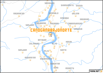 map of Canogan Abajo Norte