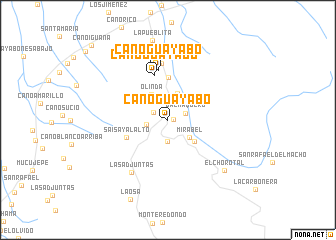 map of Caño Guayabo
