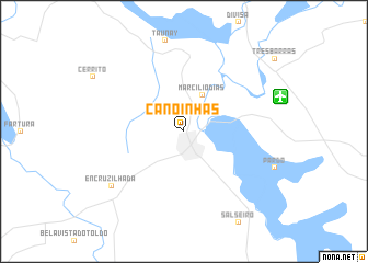 map of Canoinhas