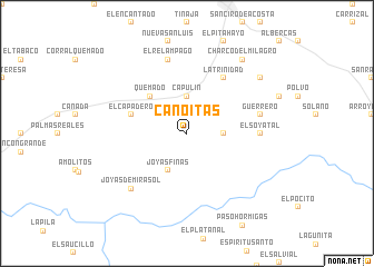 map of Canoítas