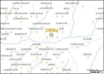 map of Canoj