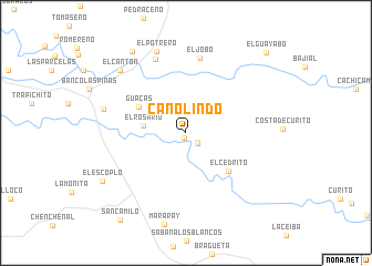 map of Caño Lindo