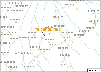 map of Caño Lindo