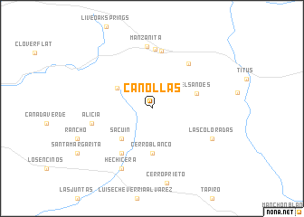 map of Canollas