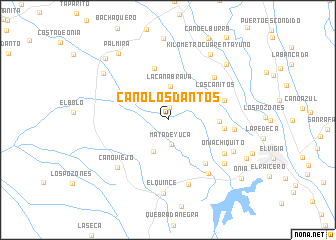 map of Caño Los Dantos