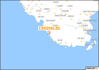 map of Canomalas
