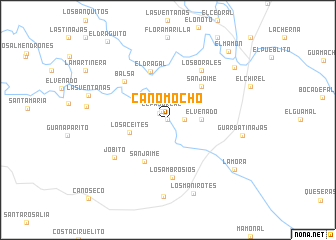 map of Caño Mocho