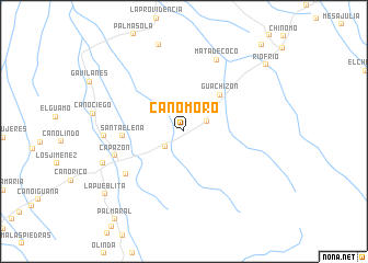 map of Caño Moro