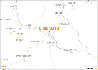 map of Canoncito