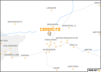 map of Canoncito