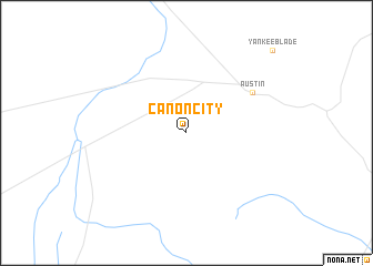 map of Canon City