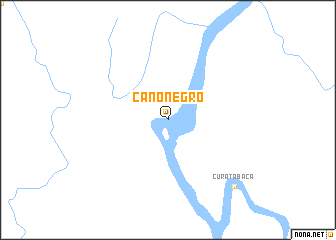 map of Caño Negro