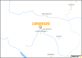 map of Caño Negro