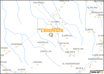 map of Caño Negro