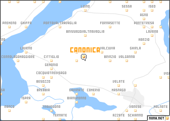 map of Canonica