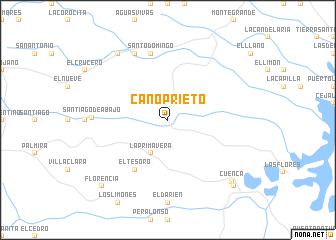 map of Caño Prieto