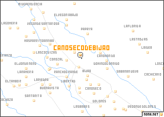 map of Caño Seco de Bijao