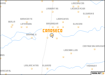 map of Caño Seco