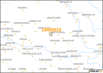 map of Caño Seco