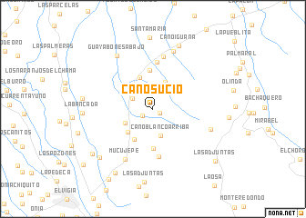 map of Caño Sucio