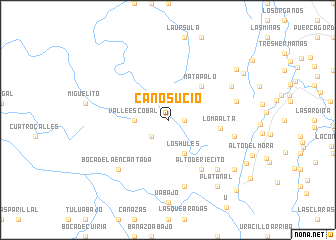 map of Caño Sucio